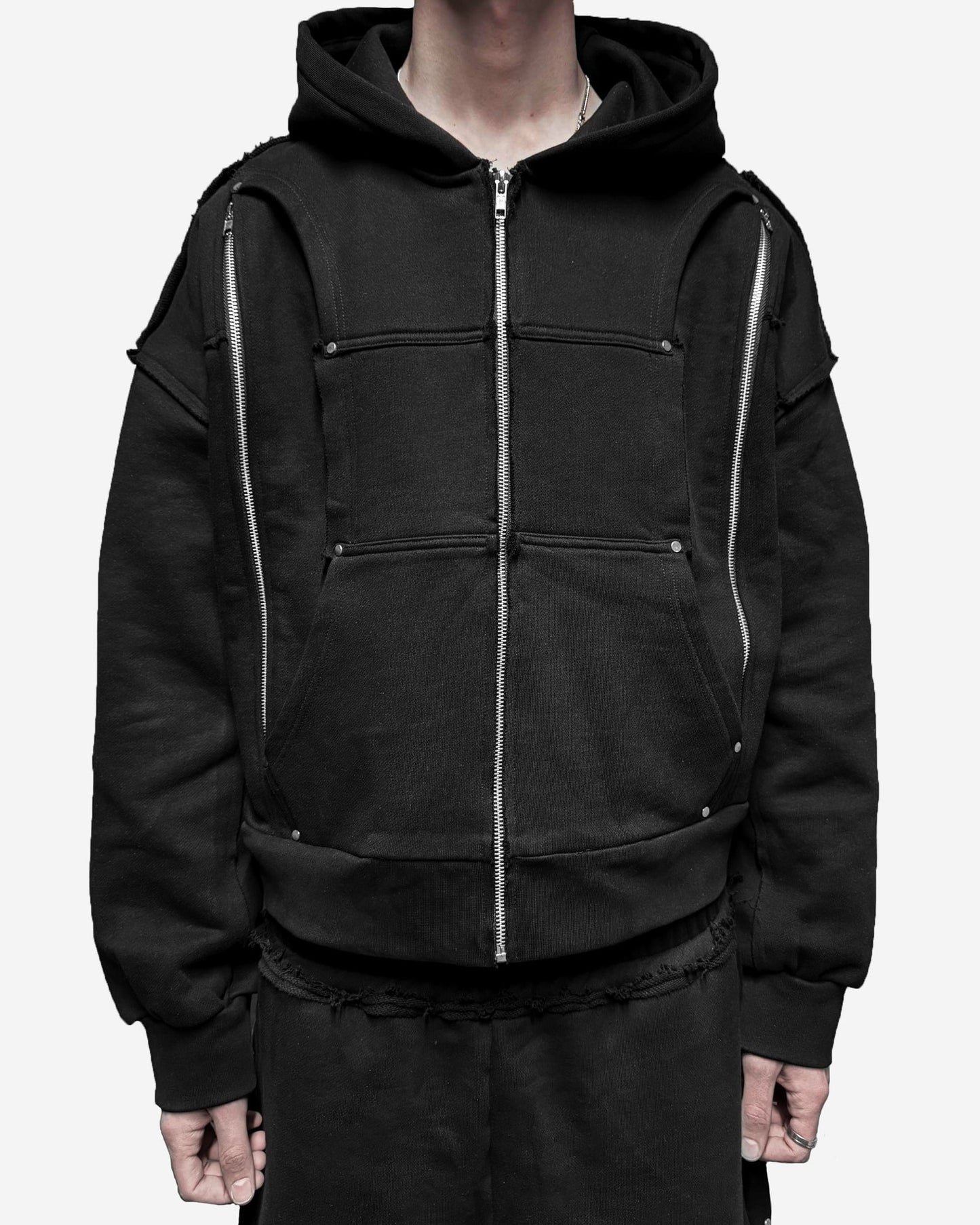 Reflect Zip Up Black